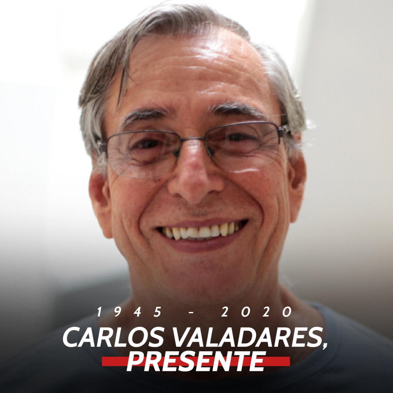 Diretoria do Sinttel lamenta falecimento de Carlos Valadares
